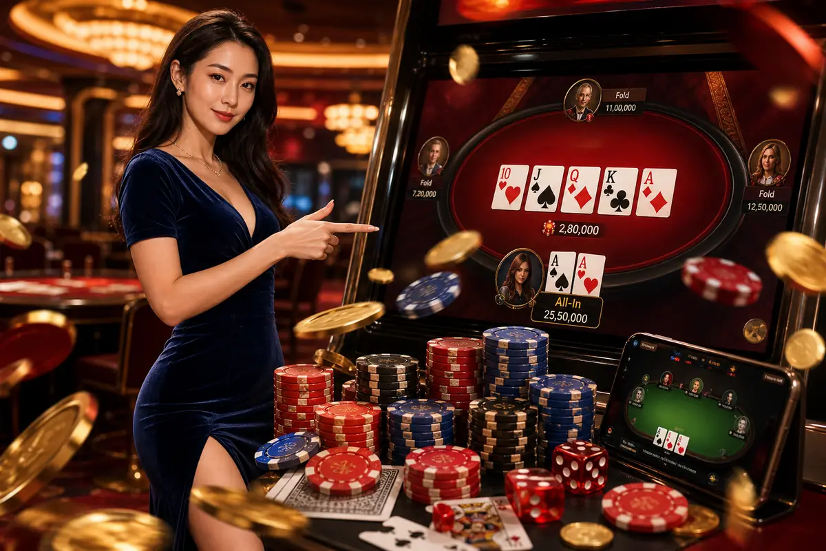mm380 Poker Card Tables Texas Holdem ကစားနည်း